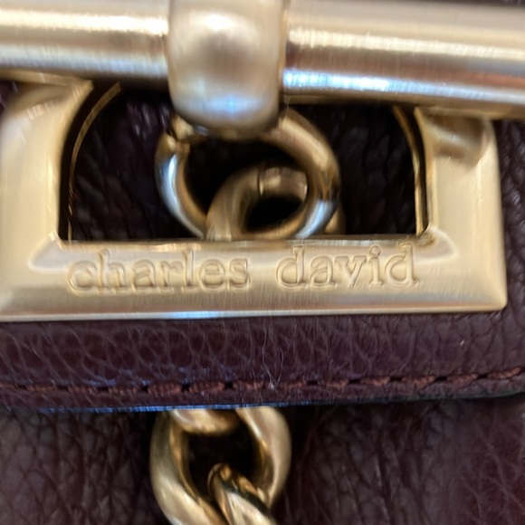 Charles David Leather Handbag and Dust Bag PRICE DROP - Picture 8 of 15